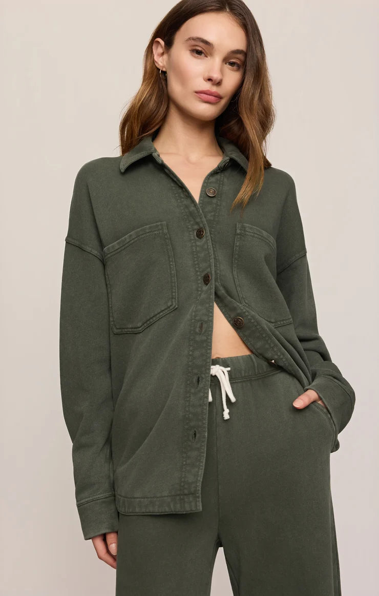 All Day Knit Jacket Classic Olive