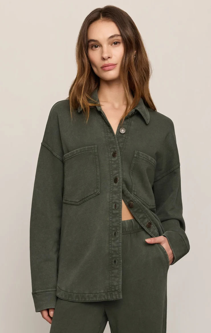 All Day Knit Jacket Classic Olive