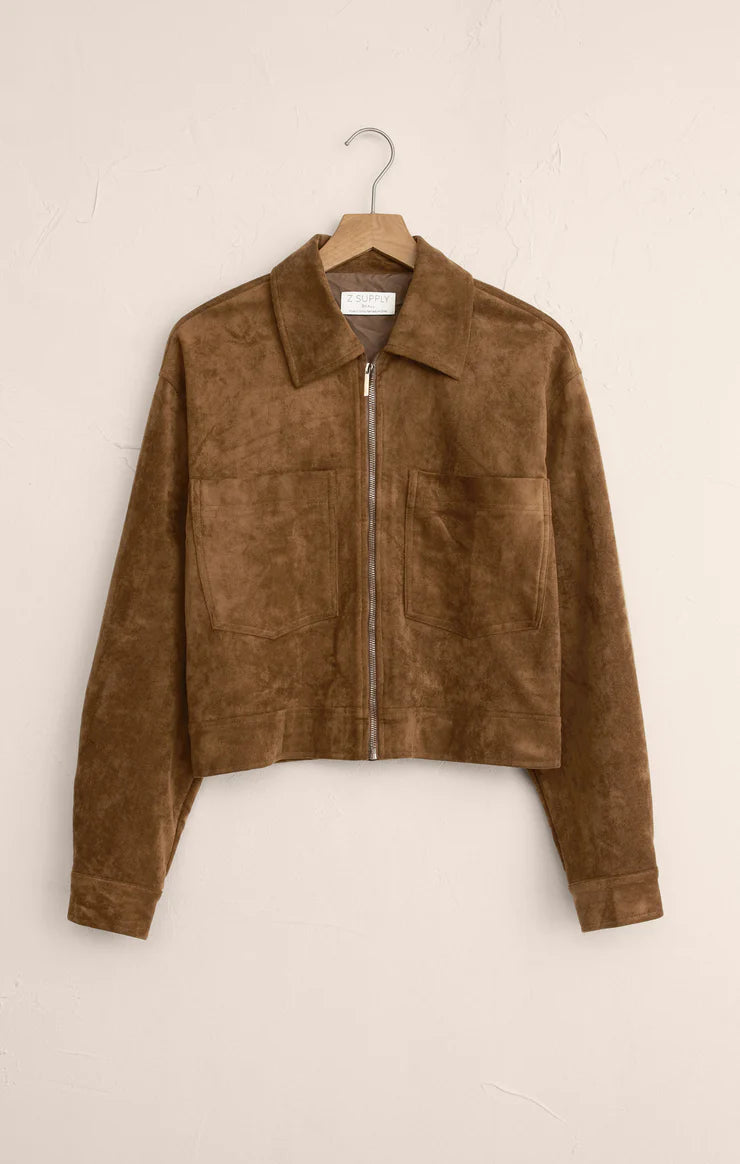 Heritage Faux Suede Jacket