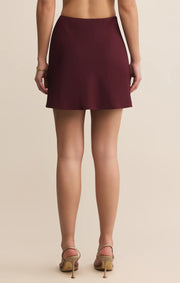 Chablis Satin Mini Skirt