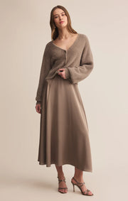 Northpointe Satin Midi Skirt