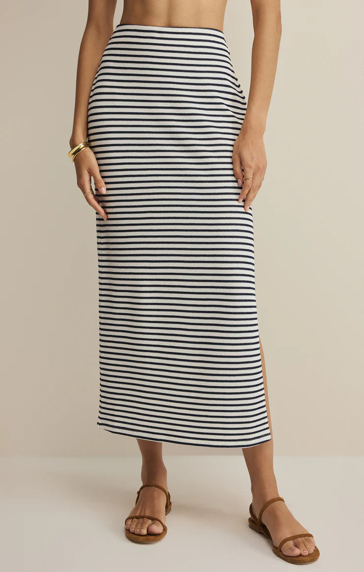 Z Supply Ainslie Stripe Midi Skirt