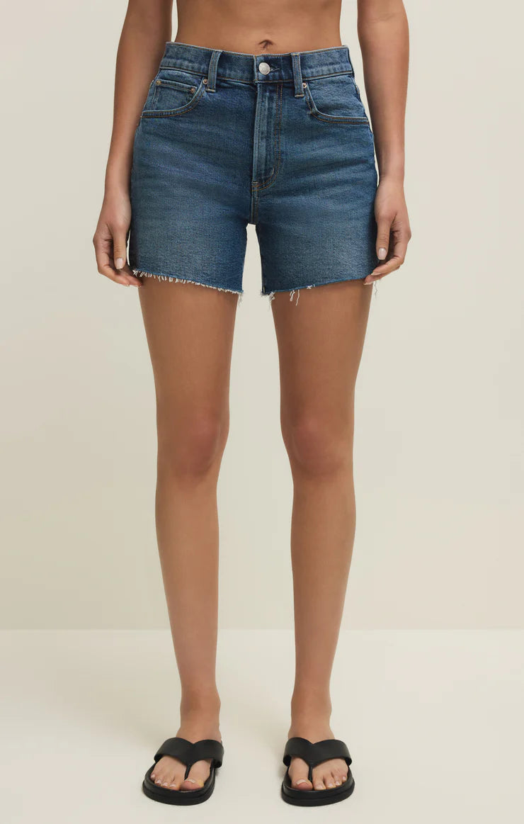 Z Supply Jonah Mid Rise Denim Short