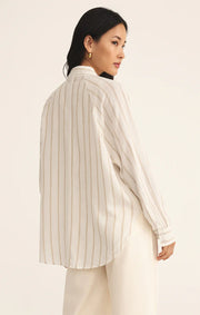 Perfect Linen Striped Top