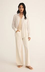 Perfect Linen Striped Top