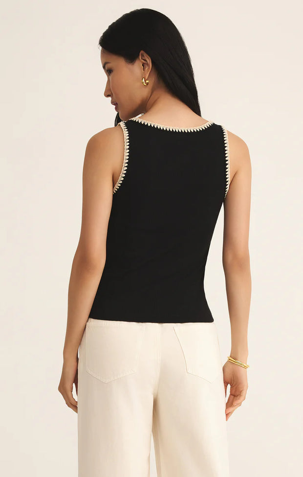 Jaidynn Whipstich Rib Tank
