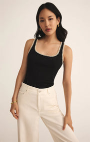 Jaidynn Whipstich Rib Tank