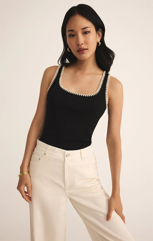 Jaidynn Whipstich Rib Tank