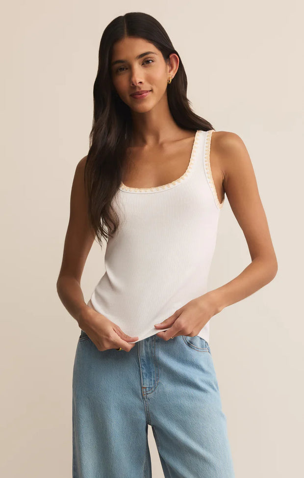 Jaidynn Whipstich Rib Tank