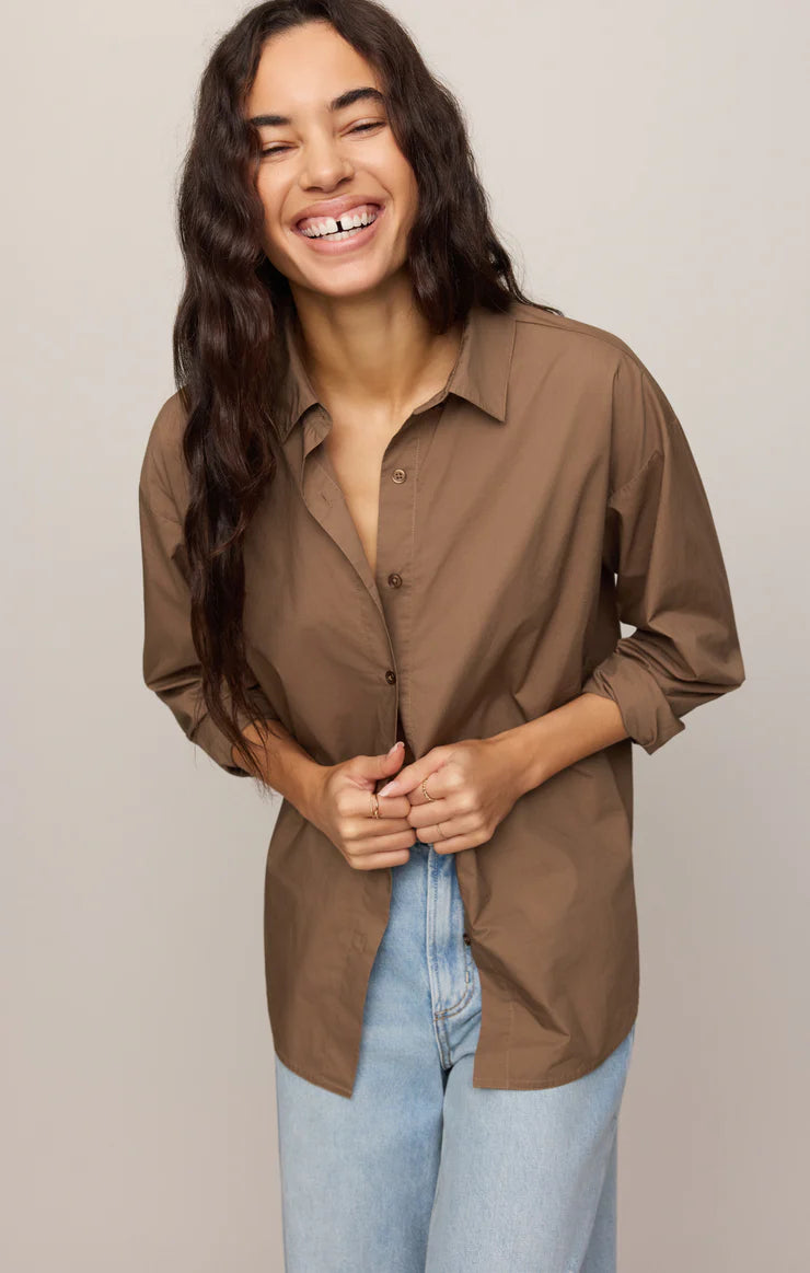Z Supply Elevated Poplin Shirt
