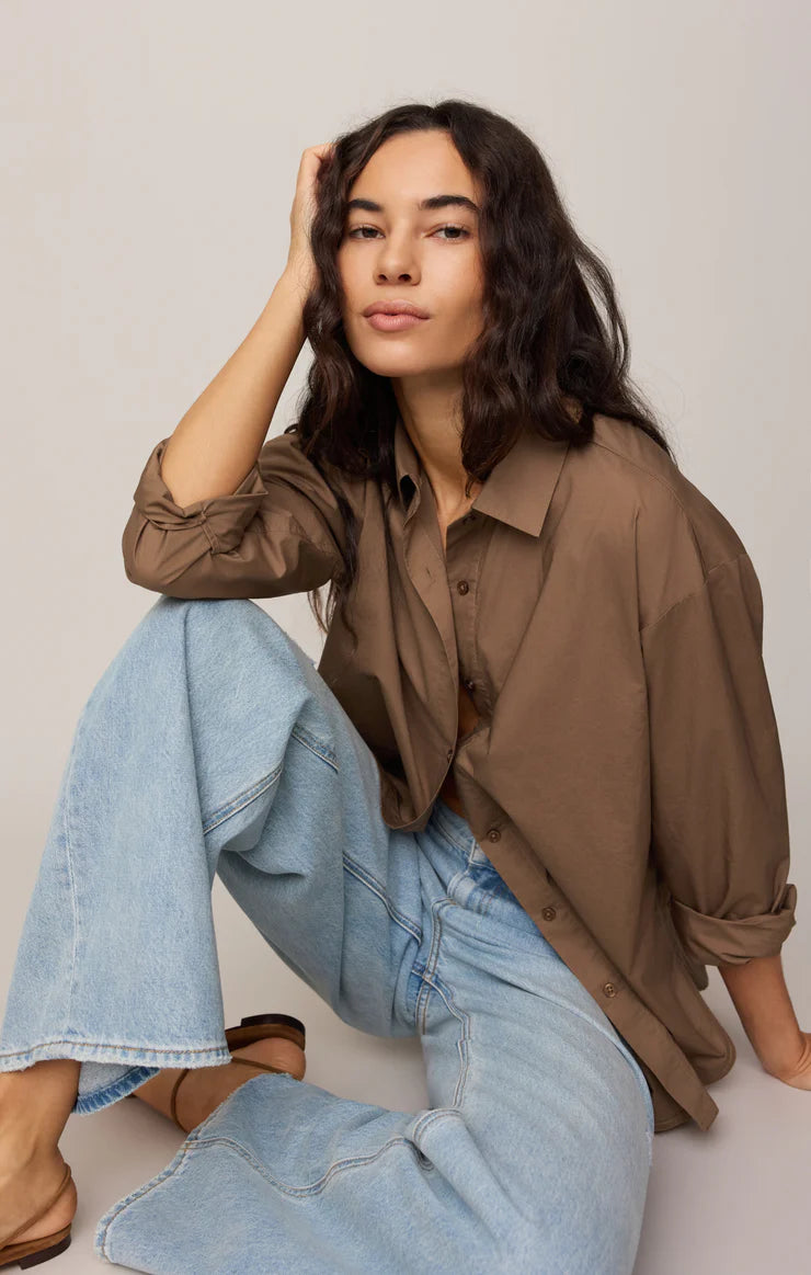 Z Supply Elevated Poplin Shirt