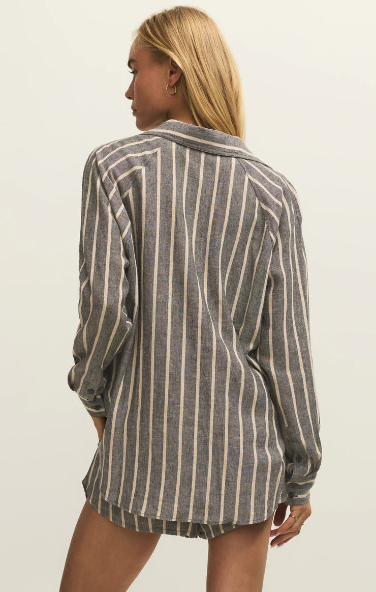 Z Supply Perfect Linen Striped Top