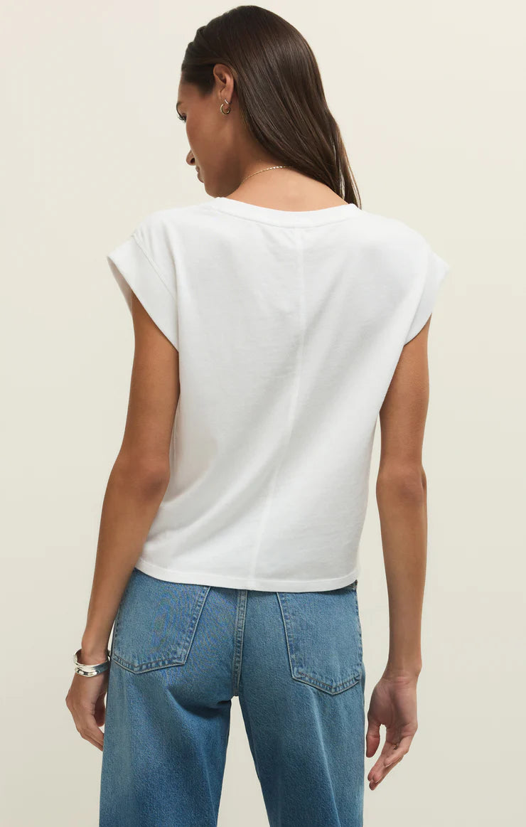 Z Supply Camino Cotton Jersey Tee