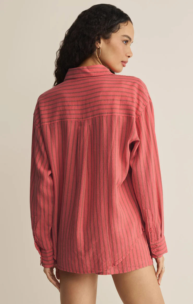 Z Supply Perfect Linen Striped Top