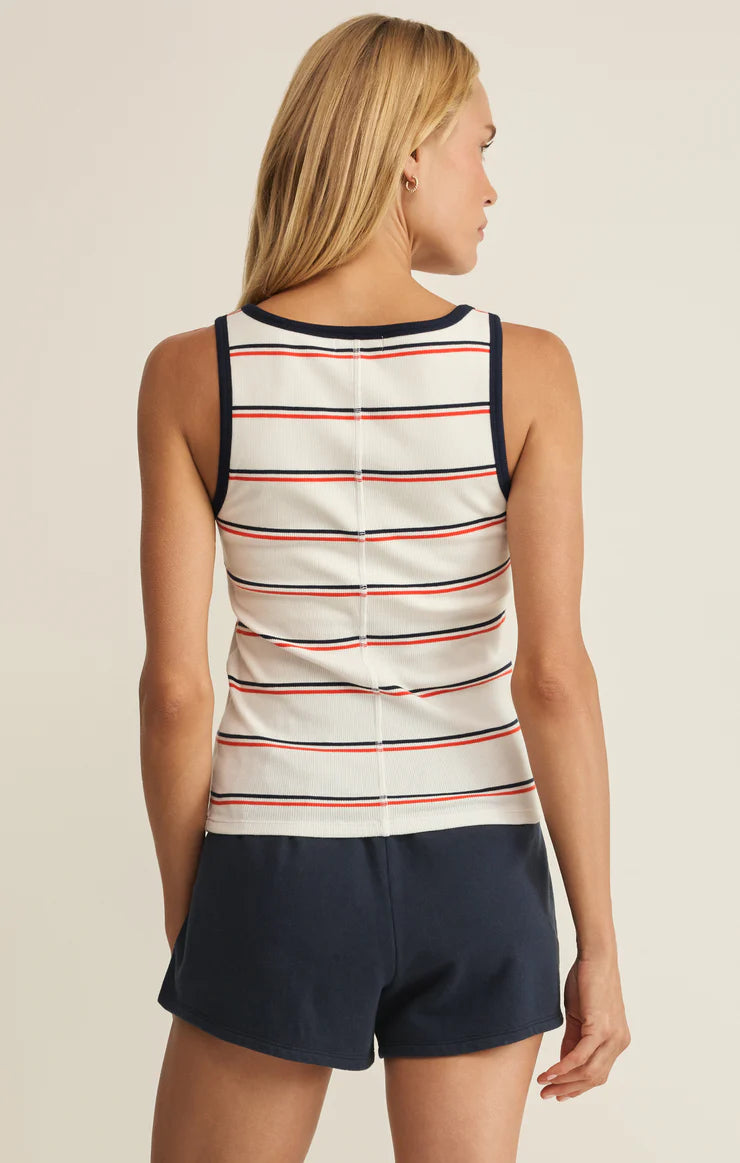 Z Supply Fisher Striped Rib Tank