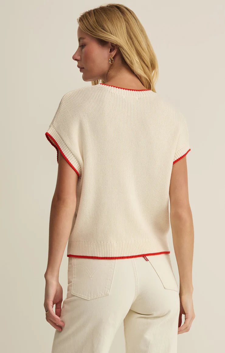 Z Supply Sleeveless Patriot Sweater