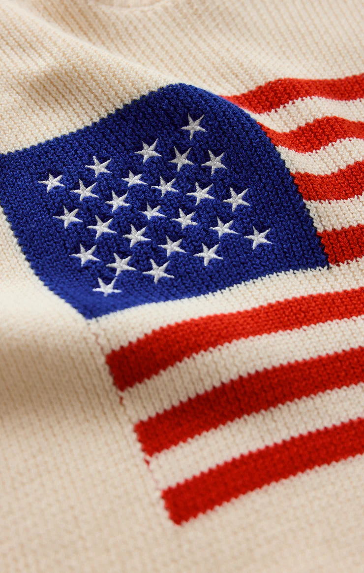 Z Supply Sleeveless Patriot Sweater