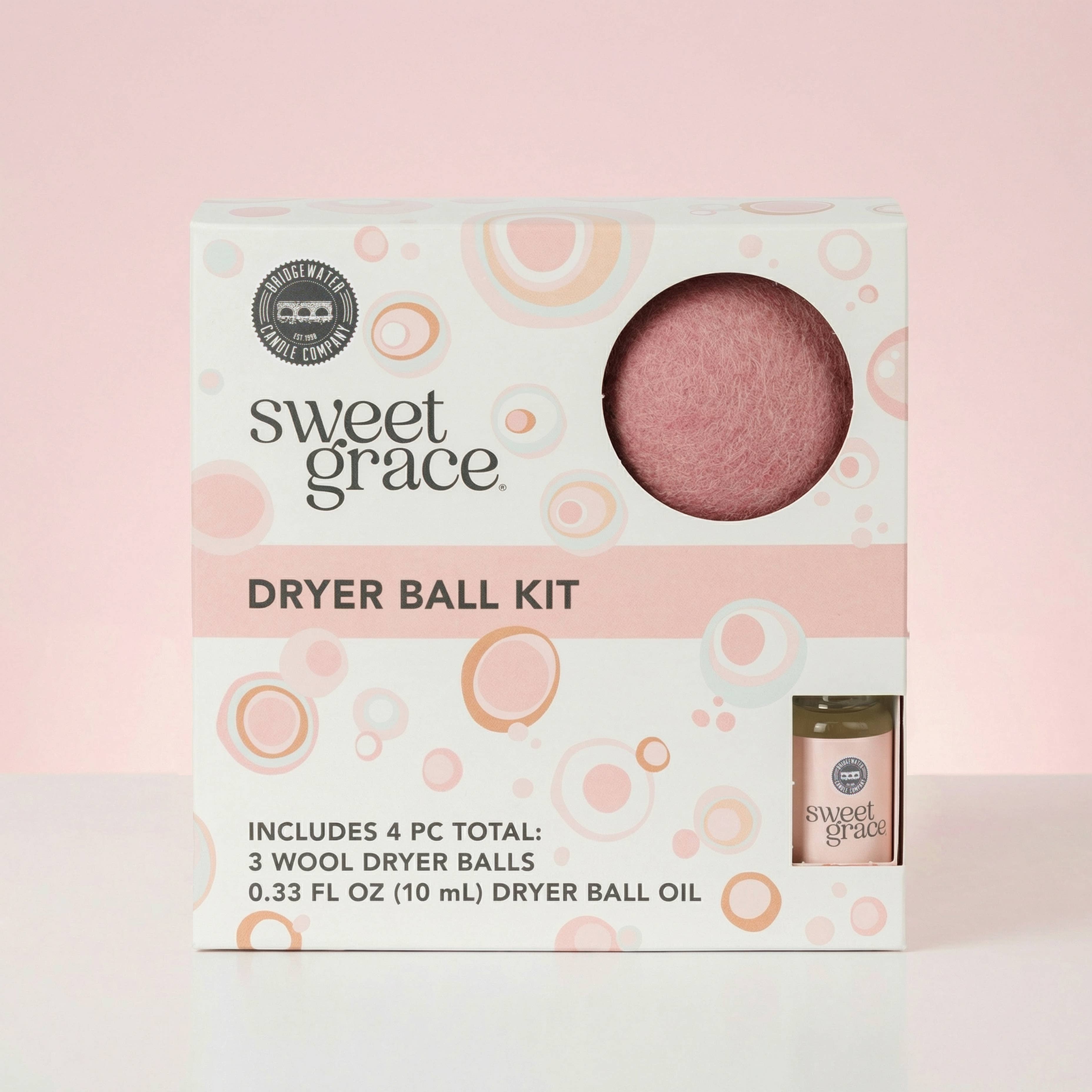 Sweet Grace Wool Dryer Ball Kit | Luxury Laundry, 3pk