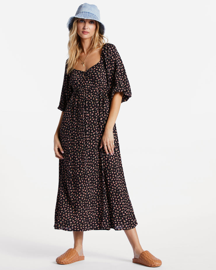 SWEPT AWAY MIDI DRESS