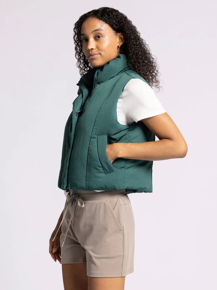 ANYA GREEN VEST