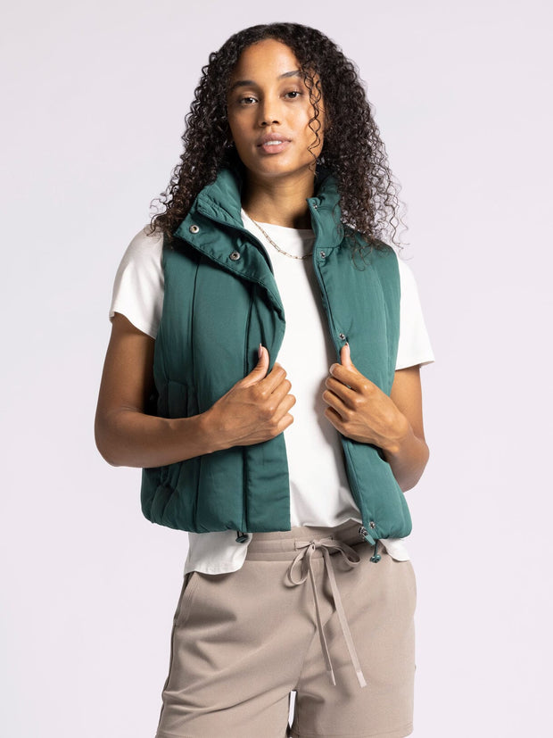 ANYA GREEN VEST