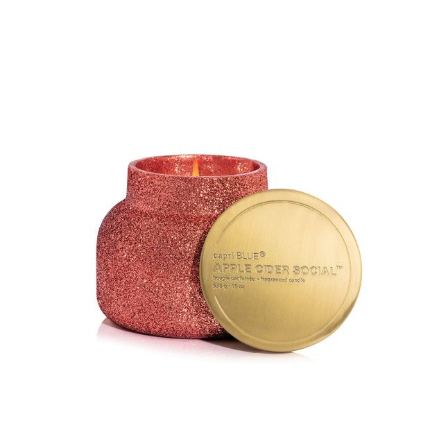 GLITTER VOLCANO JAR, 19 oz