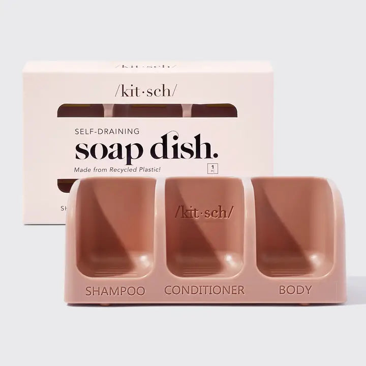 SELF DRAINING SOAP DISH