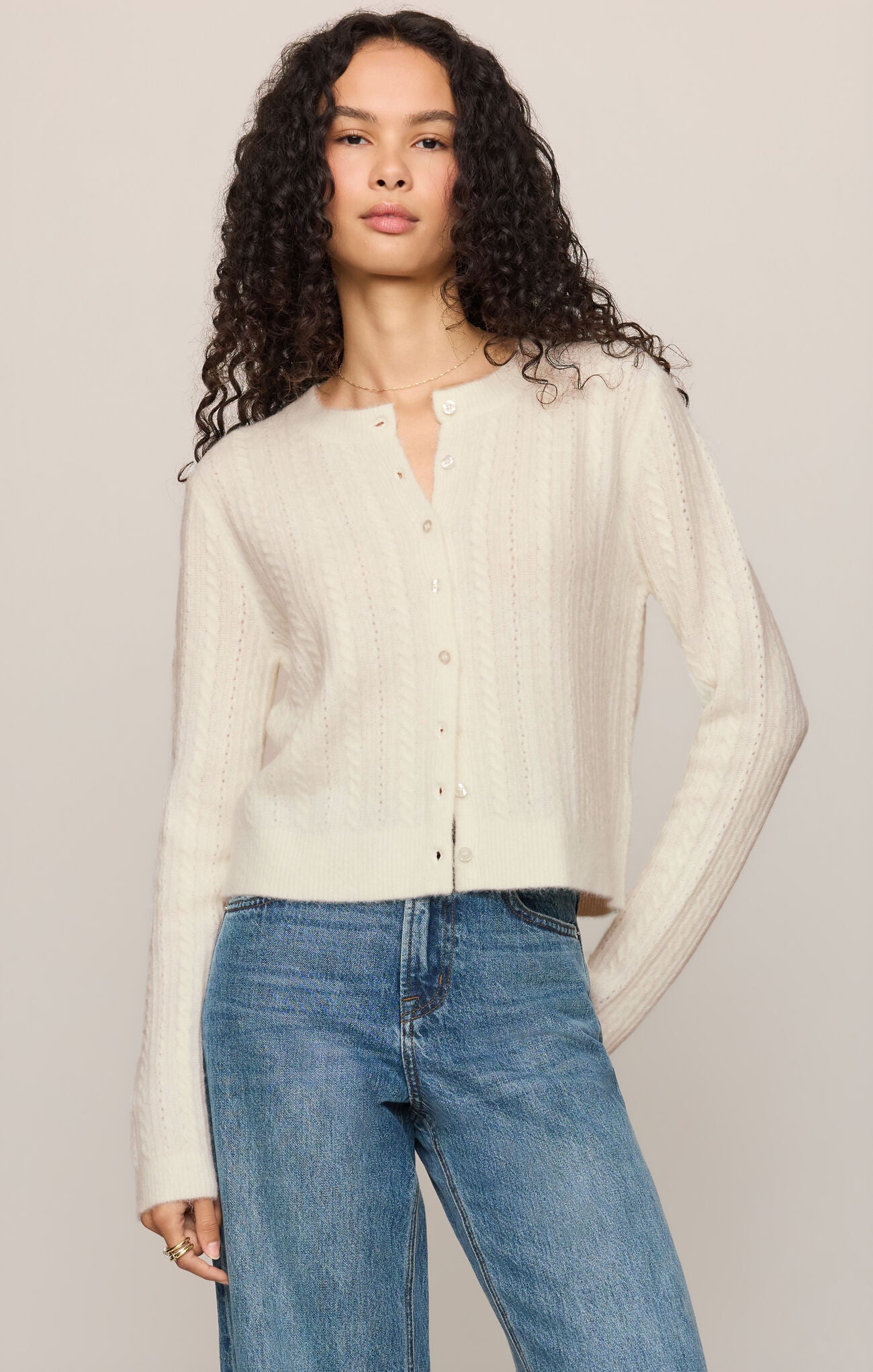 Medina Cable Cardigan