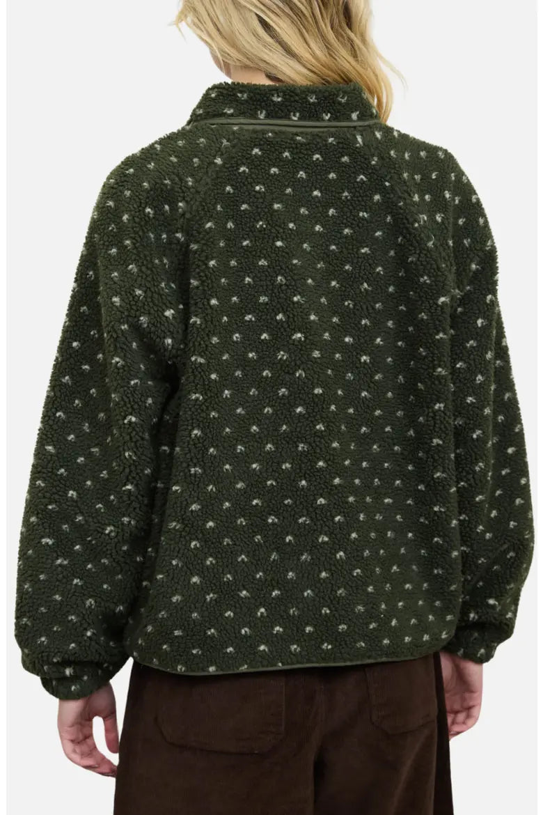 Dotted High Pile Fleece Jacket