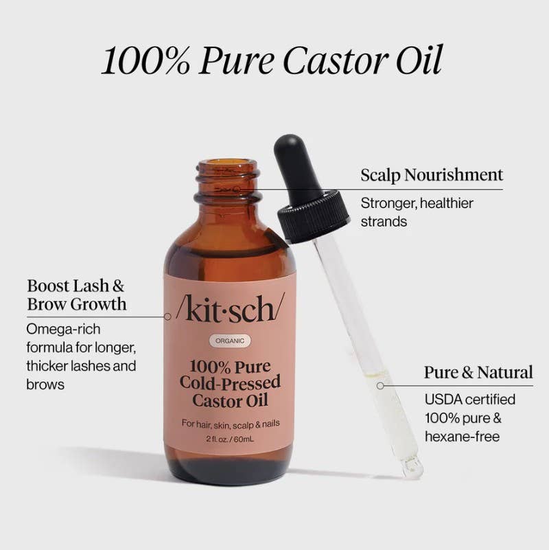 Kitsch 100% Castor Oil - 2oz