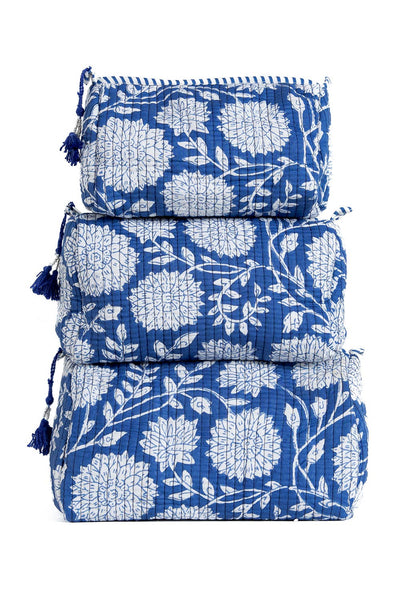 Quilted Makeup/Toiletry Bag