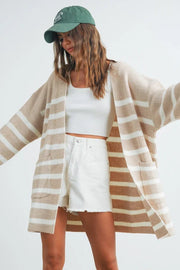 Buttermelon Stiped Cardigan