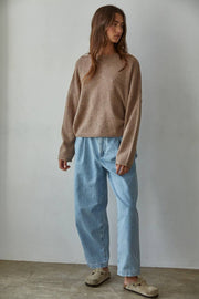 Knit Sweater Pullover Top