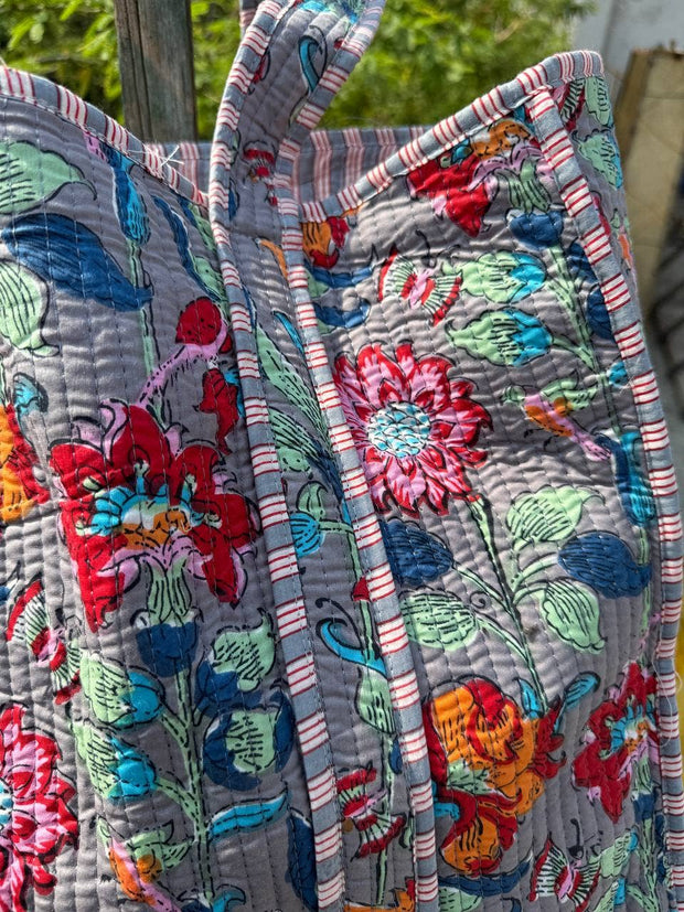 Hand Block Print Tote Bag