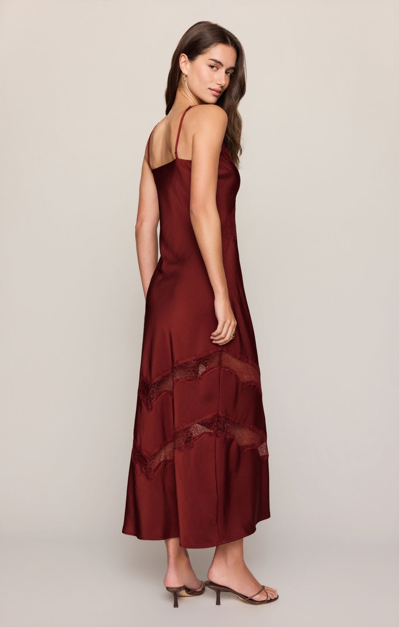 Bruna Lace Insert Dress