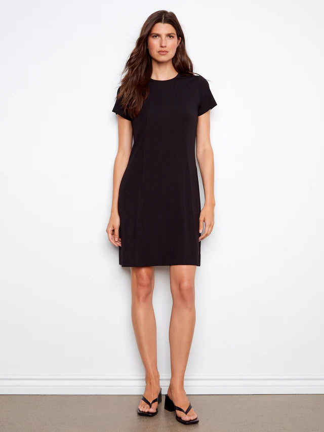 Charlie B Knee-Length Short-Sleeve Dress