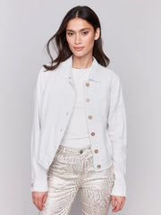 Charlie B  Lucy Linen Blend Jacket