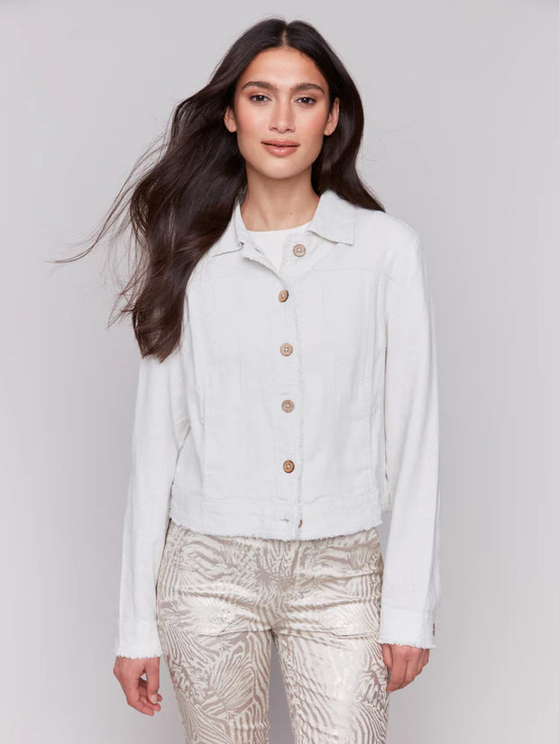 Charlie B  Lucy Linen Blend Jacket