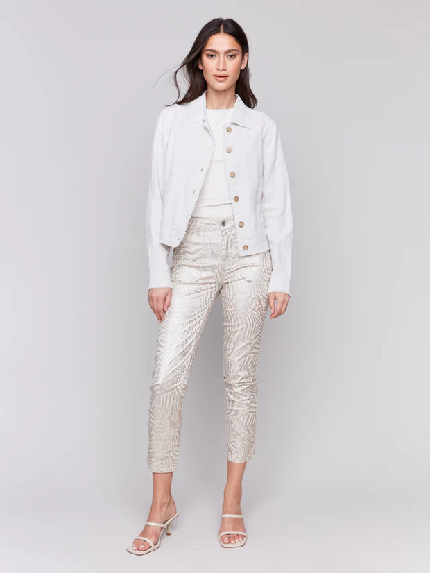 Charlie B  Lucy Linen Blend Jacket