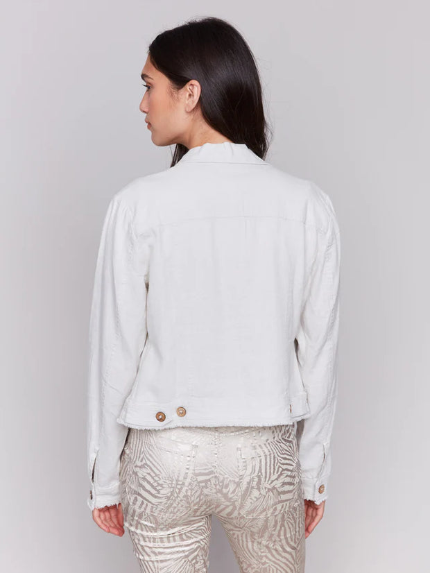 Charlie B  Lucy Linen Blend Jacket