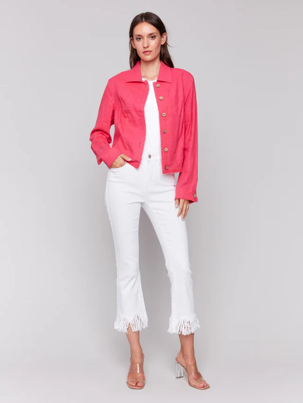 Charlie B  Lucy Linen Blend Jacket