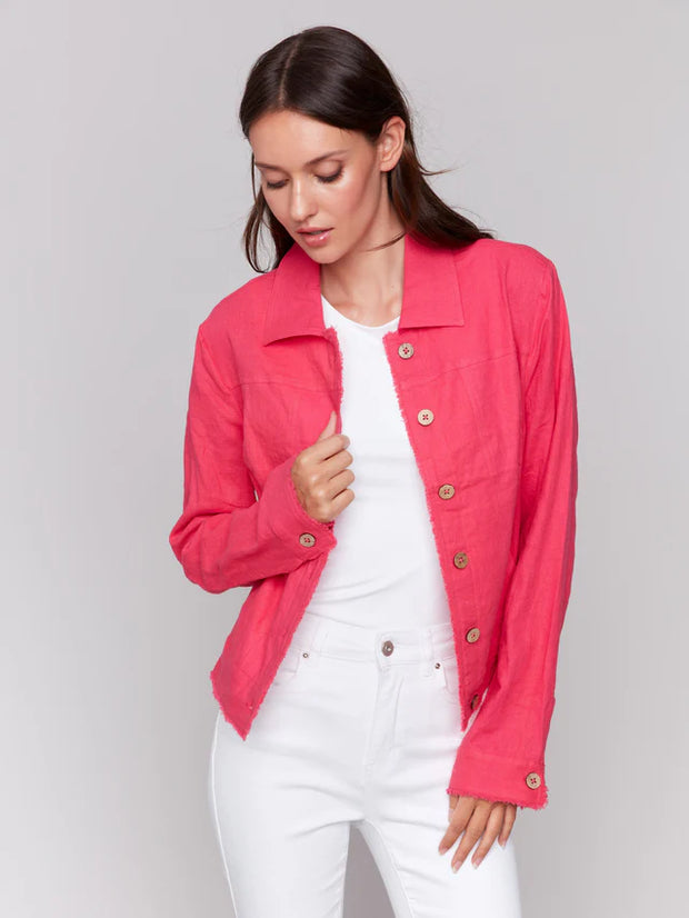 Charlie B  Lucy Linen Blend Jacket