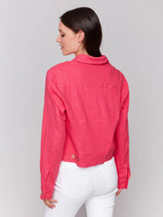 Charlie B  Lucy Linen Blend Jacket