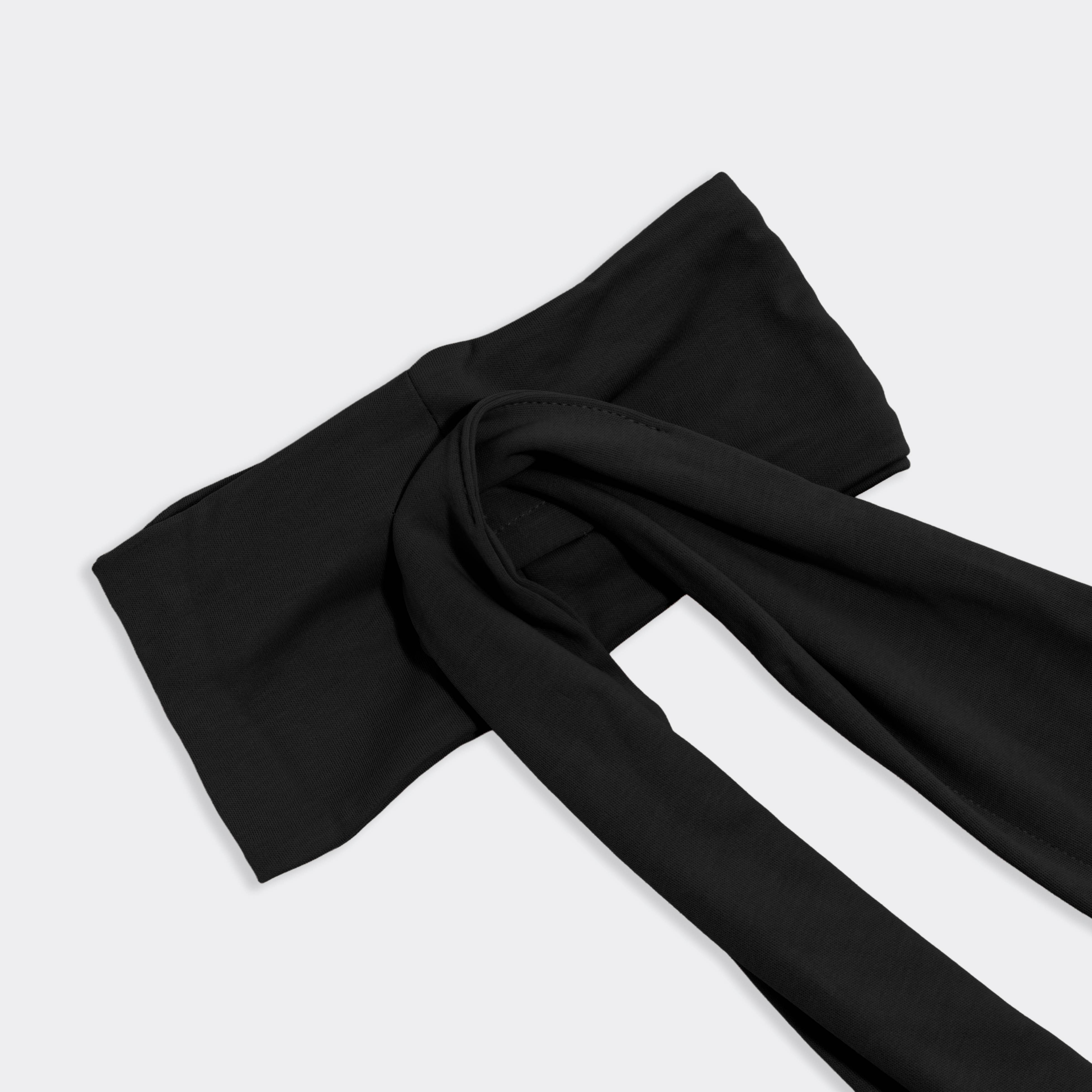 Set & Flow Heatless Curling Headband - Black