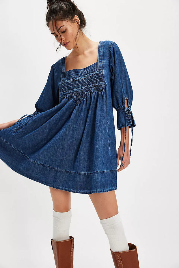 Sonora Denim Mini Dress