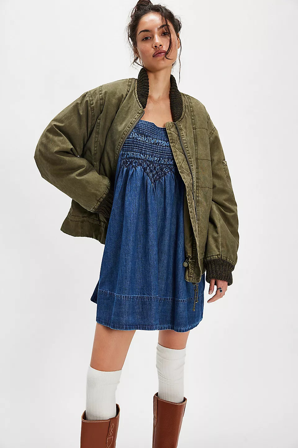 Sonora Denim Mini Dress