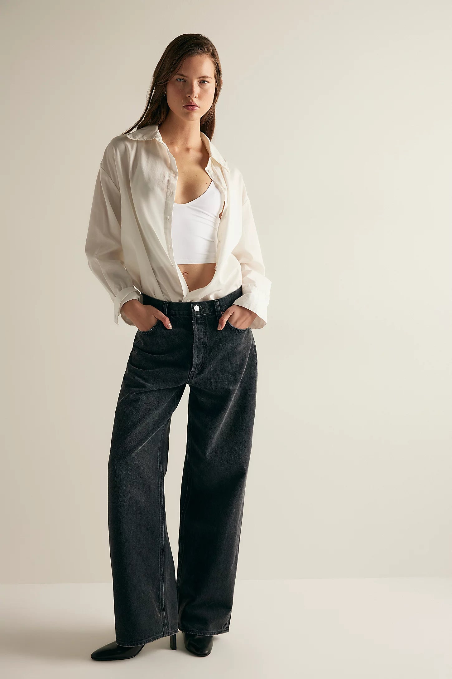 Free People Round Two Skinny Strap Cami