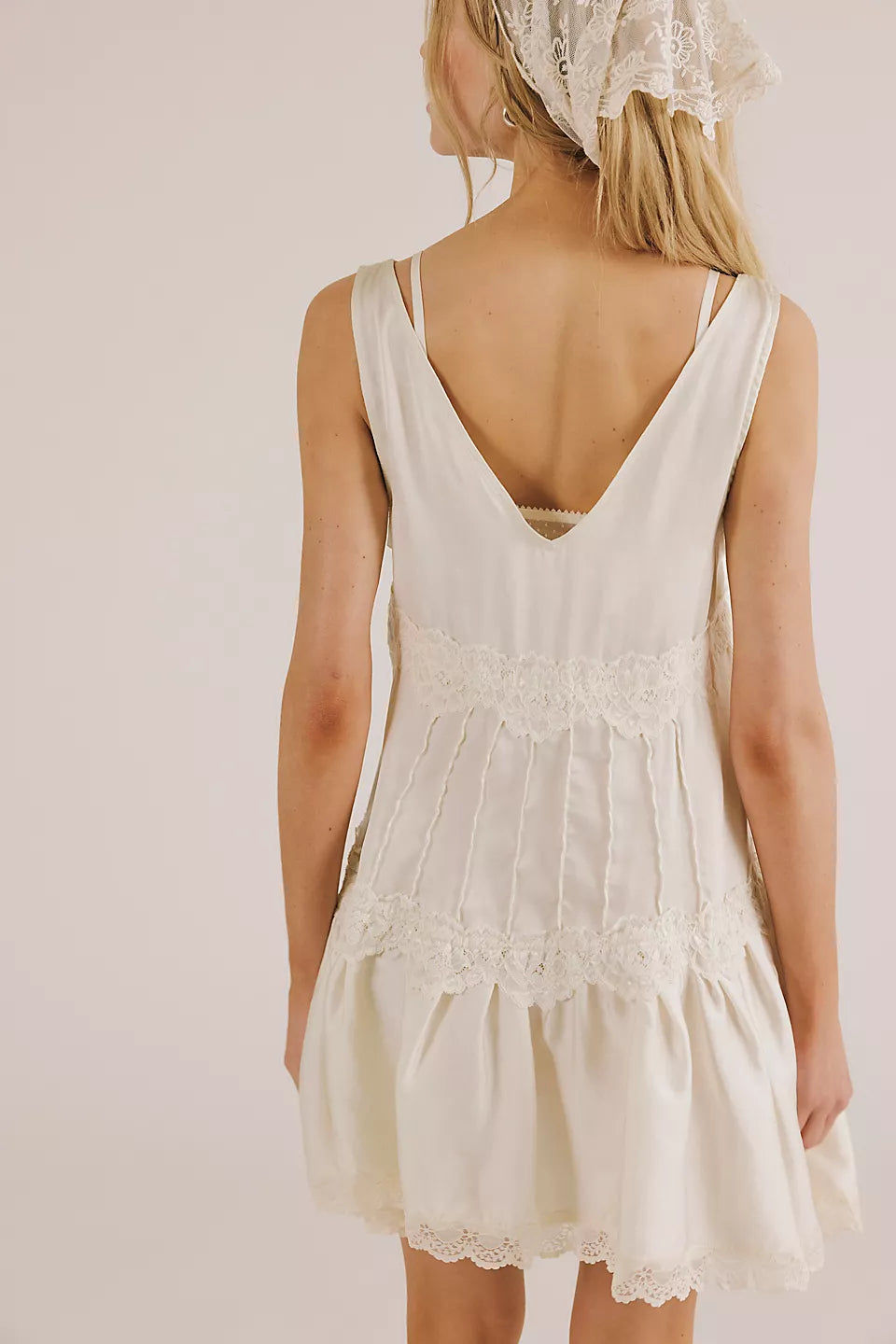Free People In This Groove Mini Slip Dress