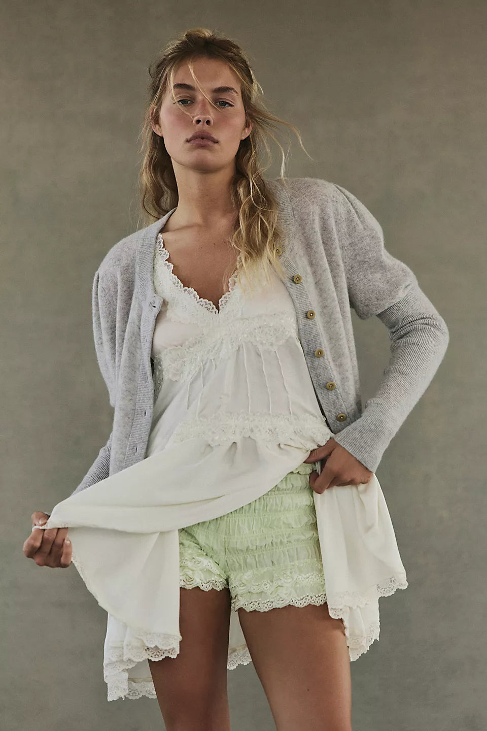 Free People In This Groove Mini Slip Dress