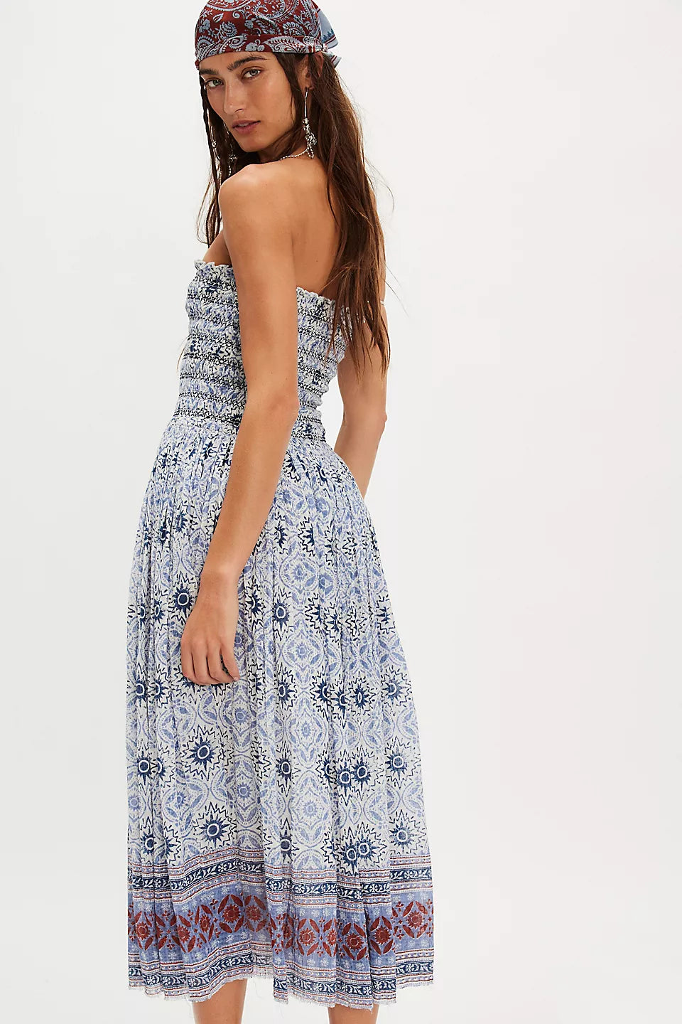 Free People Ravenna Printed Convertible Maxi Skirt